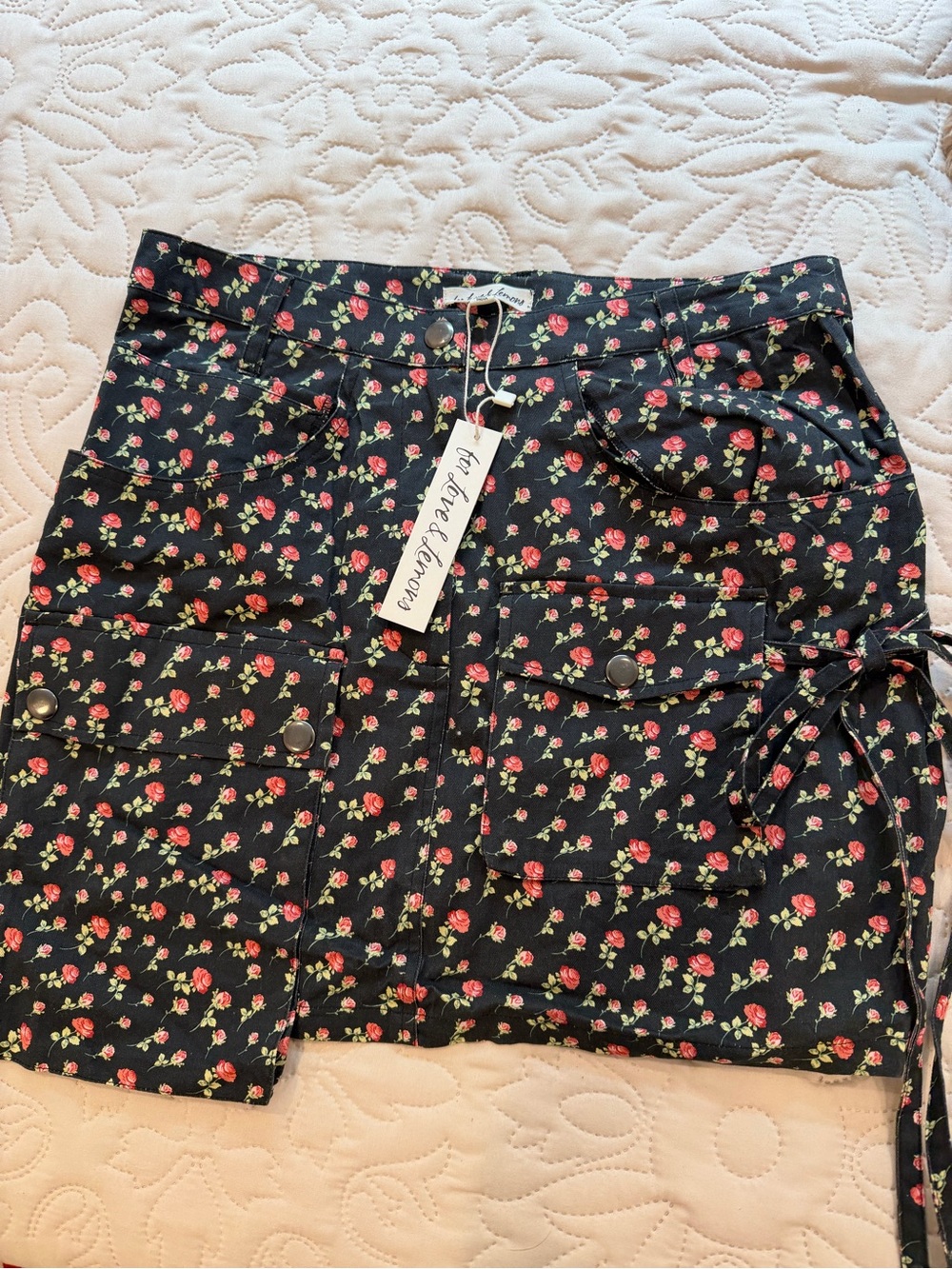For Love and Lemons Camille Mini Skirt